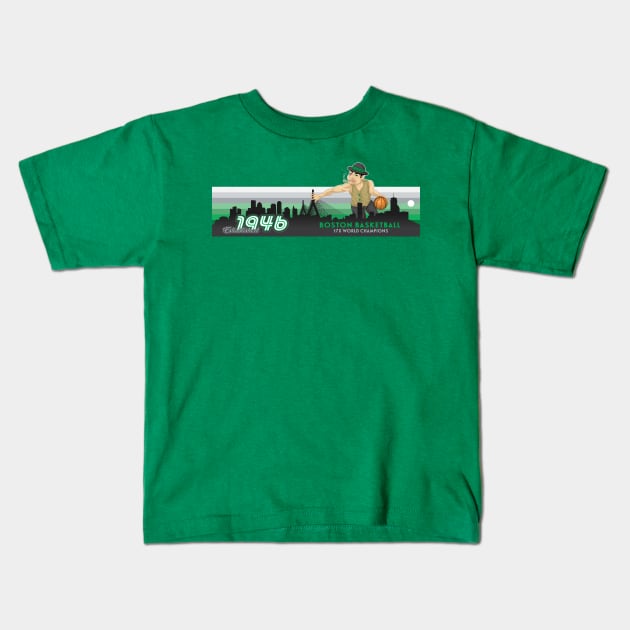 Celtics - 2019 Boston Champion Series Mascot Graphic Kids T-Shirt by bkumm66